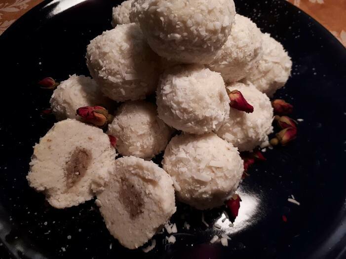 Кокосовый десерт с рикоттой