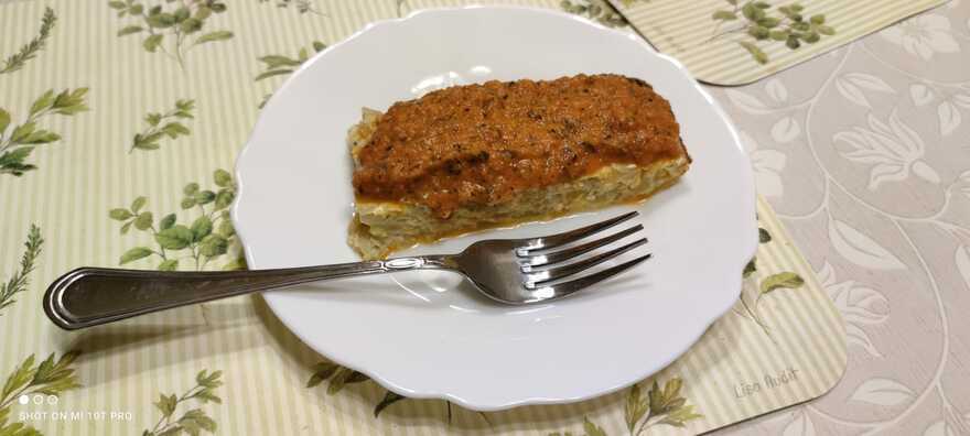 Запеканка из кабачков с сыром и помидорами