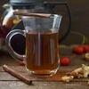 Чай с шиповником и грецкими орехами