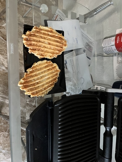 Диетические сырные вафли