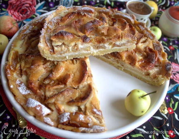 Яблочный пирог на цитрусовом тесте