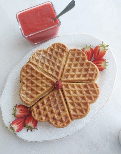 Венские вафли на кефире