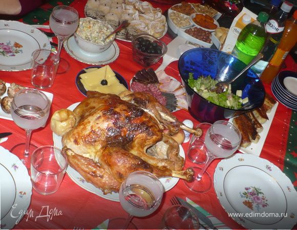 Мой Новогодний стол 5-го января!