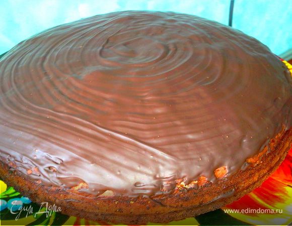 Шоколадно-банановый торт!