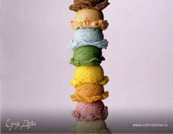 Кофейное и шоколадное мороженое