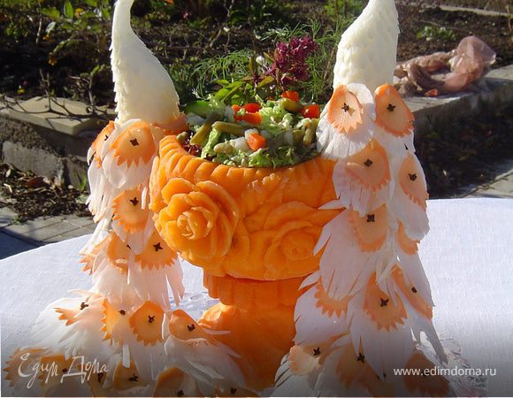 Карвинг -художественная резка по овощам и фруктам