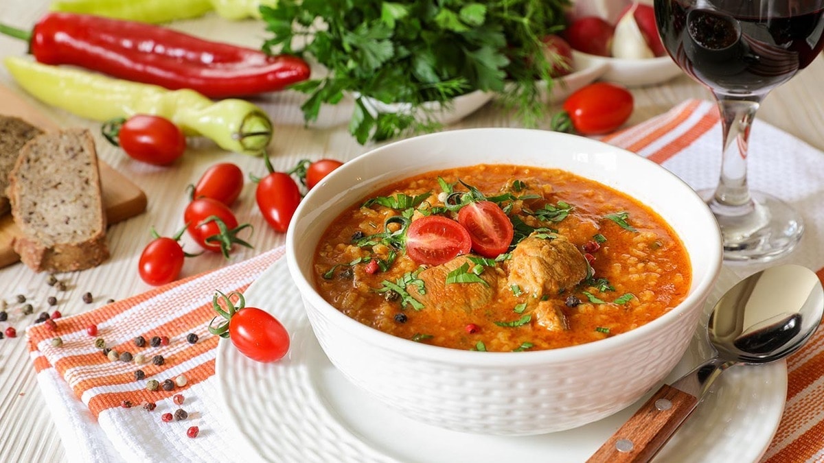 Как правильно готовить суп харчо Как правильно готовить суп харчо