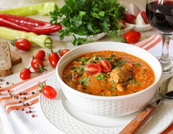 Как правильно готовить суп харчо