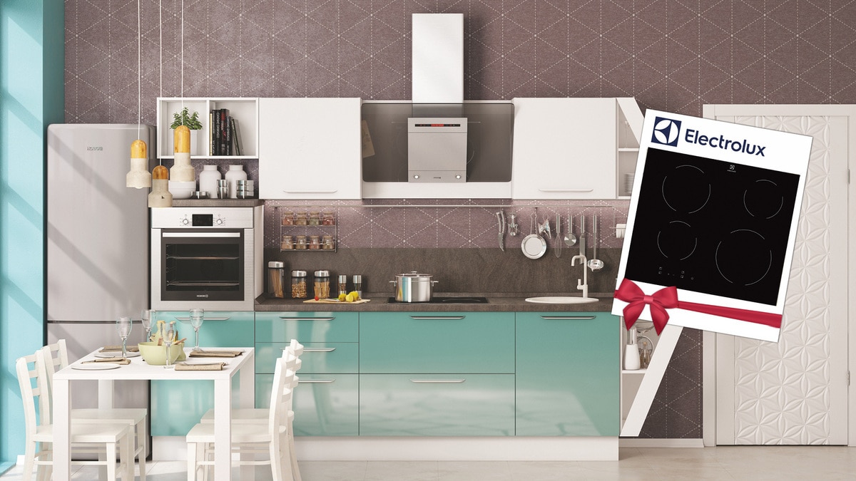 Мастерская кухонной мебели «Едим Дома!» дарит варочную поверхность!