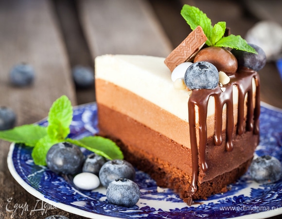 Рецепты вкусного, нежного, изысканного торта «Три шоколада»