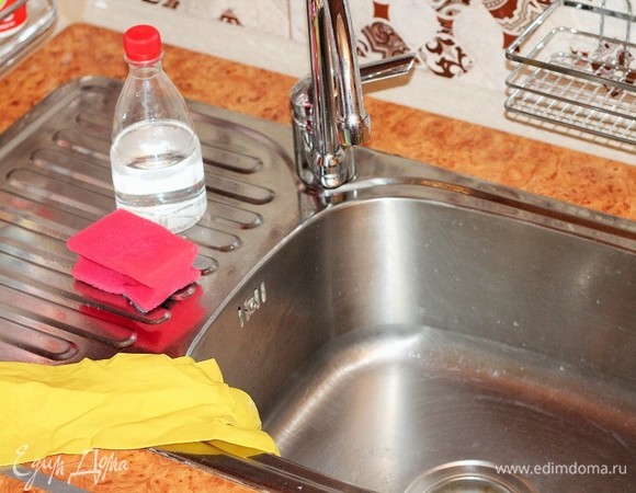 Как быстро очистить раковину
