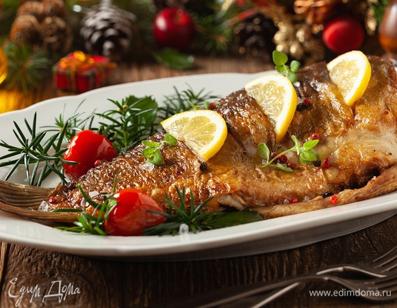 Изысканные блюда из рыбы и морепродуктов на Новый год. Кулинарные .