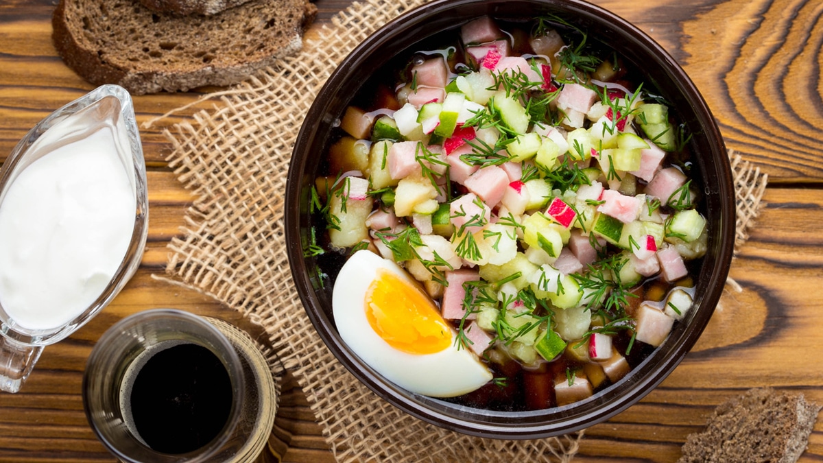 Эксперты посчитали, на сколько подорожал продуктовый набор для окрошки