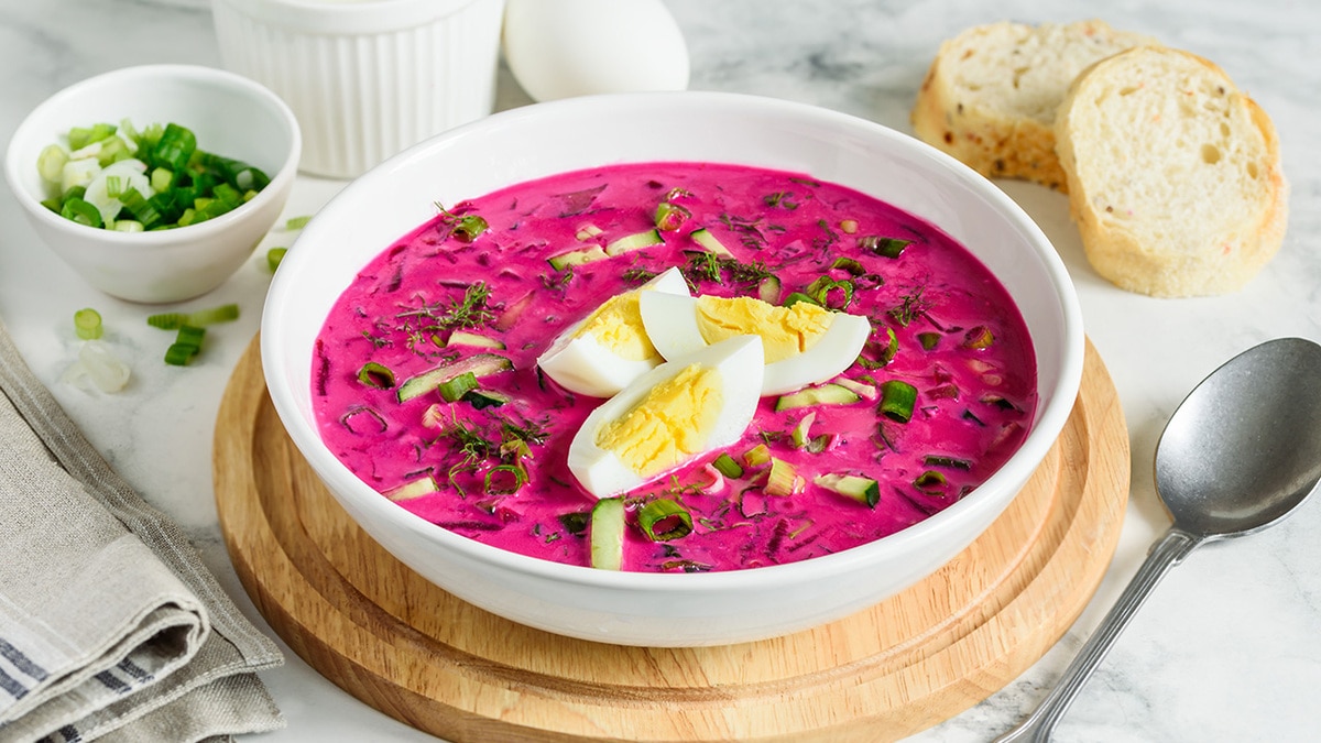 Олег жарит! Простой холодный свекольник