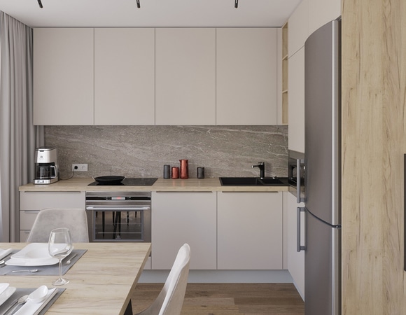 Сам себе дизайнер: кухня в скандинавском стиле