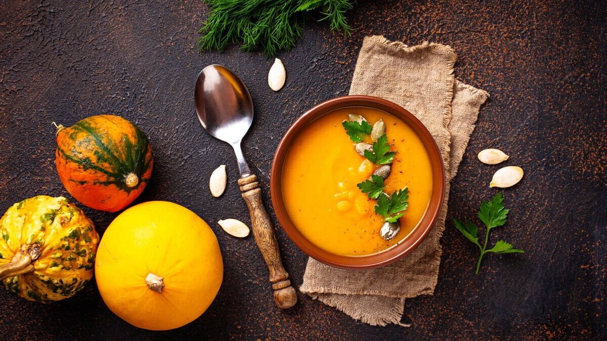 Что кладут из овощей в тыквенный крем-суп: секреты шеф-повара Что кладут из овощей в тыквенный крем-суп: секреты шеф-повара