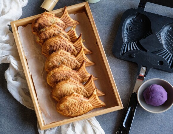 Тайяки на удачу: японский стритфуд со сладкой и соленой начинкой 