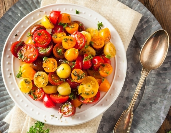 Рецепт теплого гарнира из томатов черри на всю семью — мясо захотите подавать только с ним Рецепт теплого гарнира из томатов черри на всю семью — мясо захотите подавать только с ним