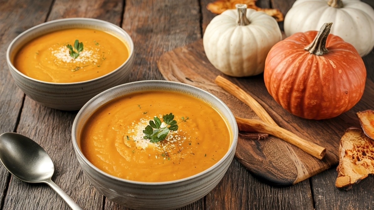 Первое без мяса: рецепт чудесного супа-пюре из тыквы — просто, но очень вкусно