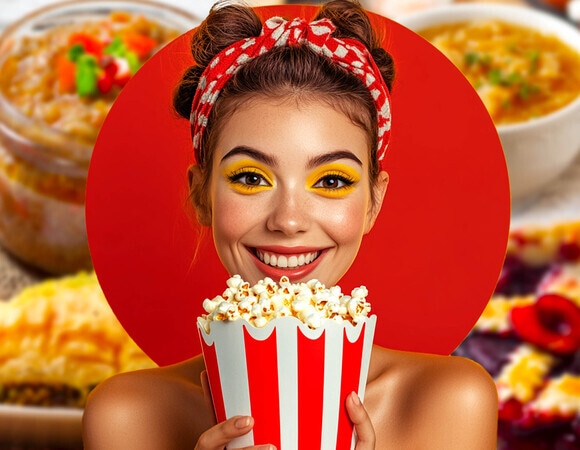 Выбери блюдо и узнай, какое кино стоит посмотреть (тест)
