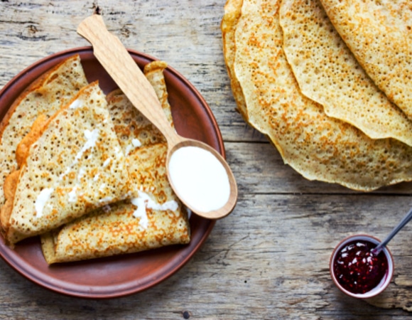 Какие блины получаются на растительном молоке? 