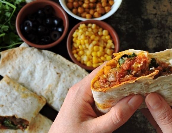 Постная шаурма с фасолью: рецепт универсального блюда на завтрак, обед и ужин