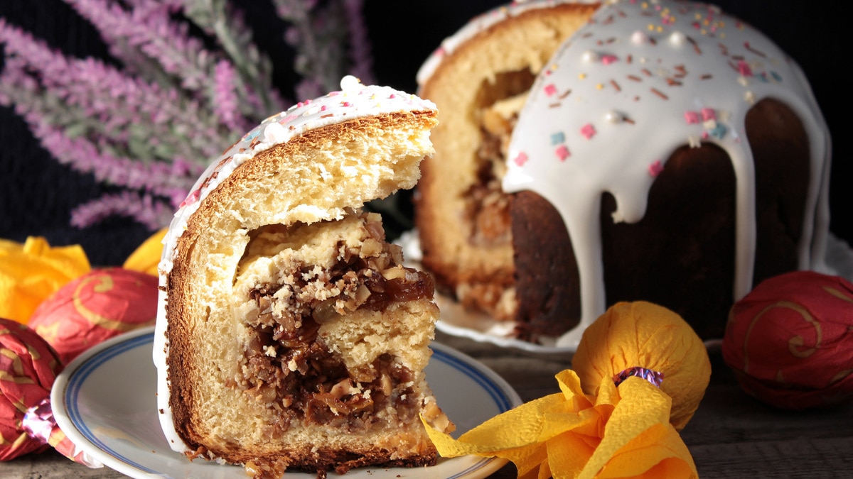 Пасхальный кулич «Синнабон» — авторский рецепт ароматной выпечки в стиле популярных булочек с корицей