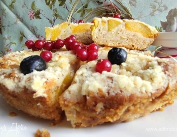 Постный пирог с фруктами: простой рецепт для уютного вечера