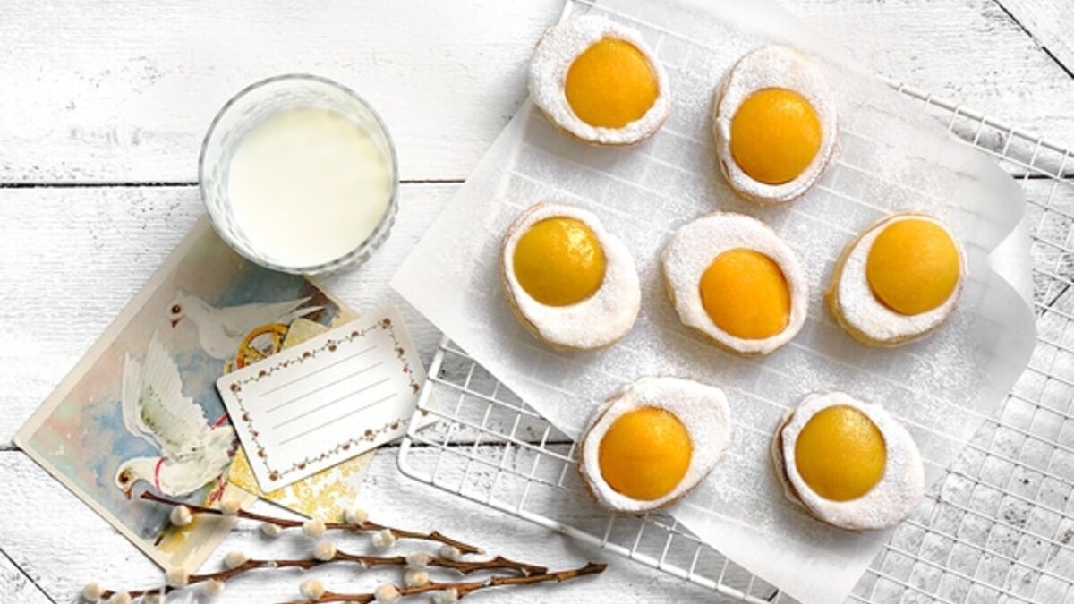 «Персиковые гнездышки»: рецепт красивого и вкусного пасхального печенья