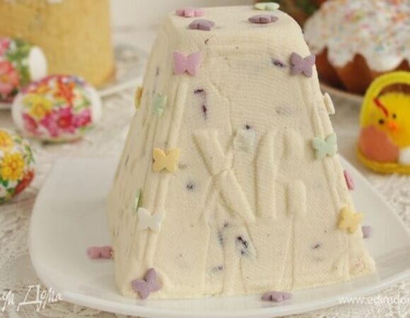 Творожная пасха с кремом «Англез»: рецепт изысканного десерта для ценителей прекрасного 