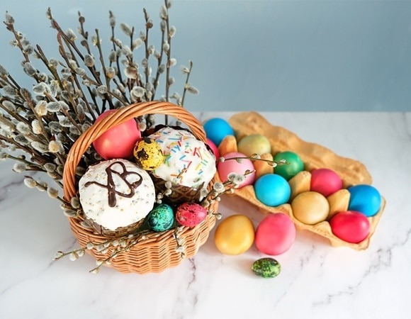 Украшение пасхальной корзины — такое порадует и взрослых, и детей