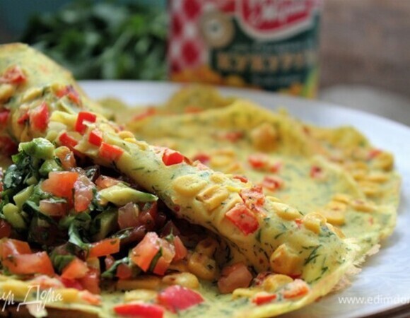 Мексиканские блинчики с овощами: яркий и полезный завтрак, обед или ужин