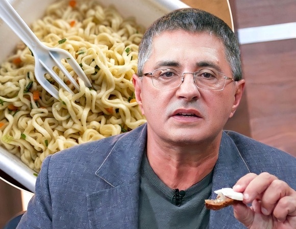 «Для меня это праздник»: доктор Мясников не может отказаться от лапши быстрого приготовления