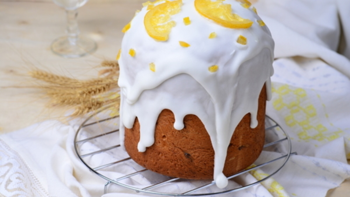 Лимонная глазурь для куличей: освежаем взгляд на традицию — рецепт из двух ингредиентов