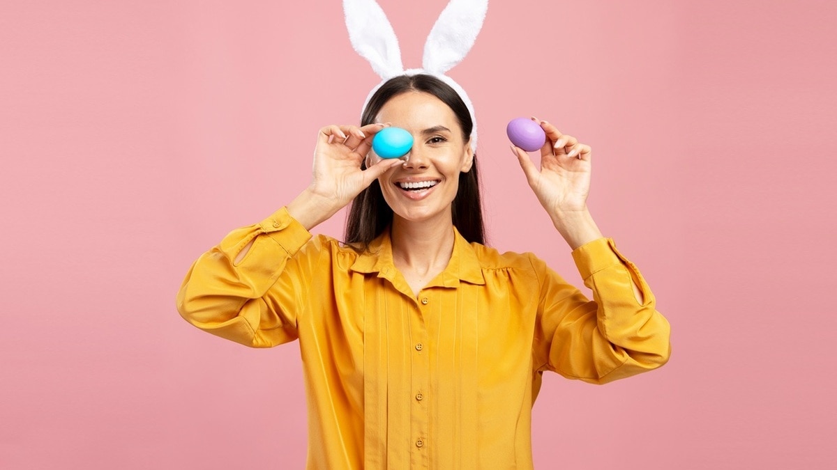 Как украсить яйца поталью на Пасху?