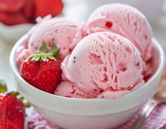 Всего 3 ингредиента и немного терпения — как легко приготовить клубничное мороженое дома 