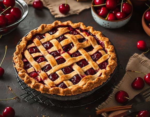 "Аромат потрясающий": пирог с вишней по классическому рецепту — так готовили наши бабушки