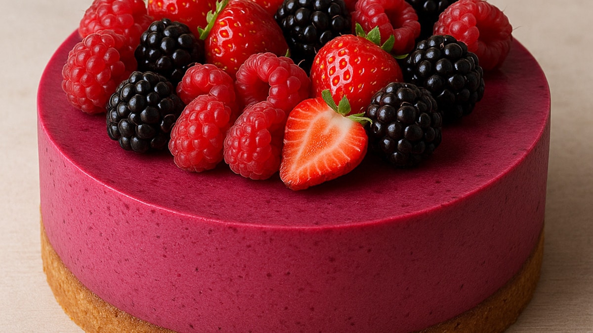 Ягодный муссовый торт без выпечки: легко и очень вкусно Ягодный муссовый торт без выпечки: легко и очень вкусно