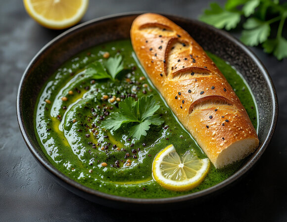 Осталась зелень? Приготовьте из нее универсальную основу для супов, пасты и соуса 