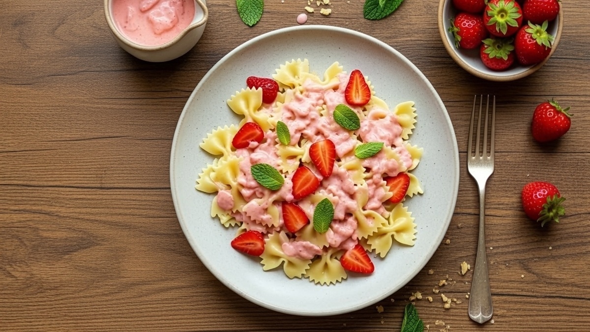 Паста с клубникой и йогуртом: новый TikTok-хит или кулинарное безумие? Паста с клубникой и йогуртом: новый TikTok-хит или кулинарное безумие?