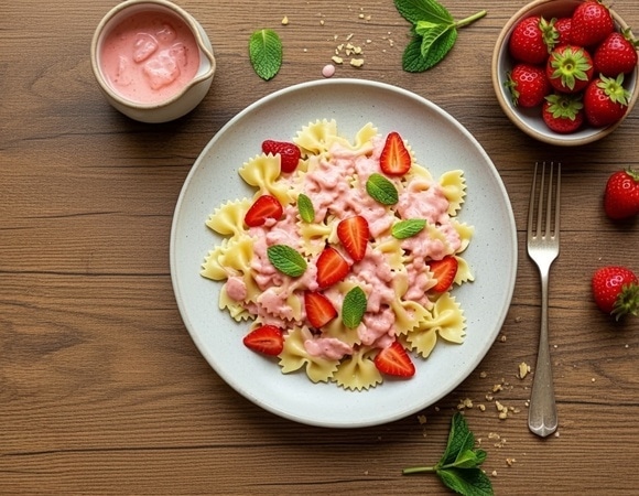 Паста с клубникой и йогуртом: новый TikTok-хит или кулинарное безумие?