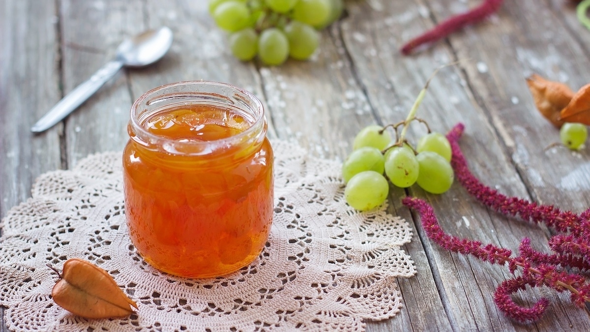 Варят ли из винограда варенье? Да, нашли рецепт сладкой-сладкой заготовки из кишмиша