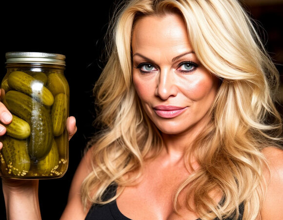 Огурчики как у Памелы Андерсон: готовим по-звездному с розами и чесноком Огурчики как у Памелы Андерсон: готовим по-звездному с розами и чесноком