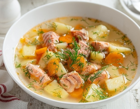 Какую рыбу добавляют в уху по-русски и по-фински — шеф-повар подобрала лучшие варианты Какую рыбу добавляют в уху по-русски и по-фински — шеф-повар подобрала лучшие варианты