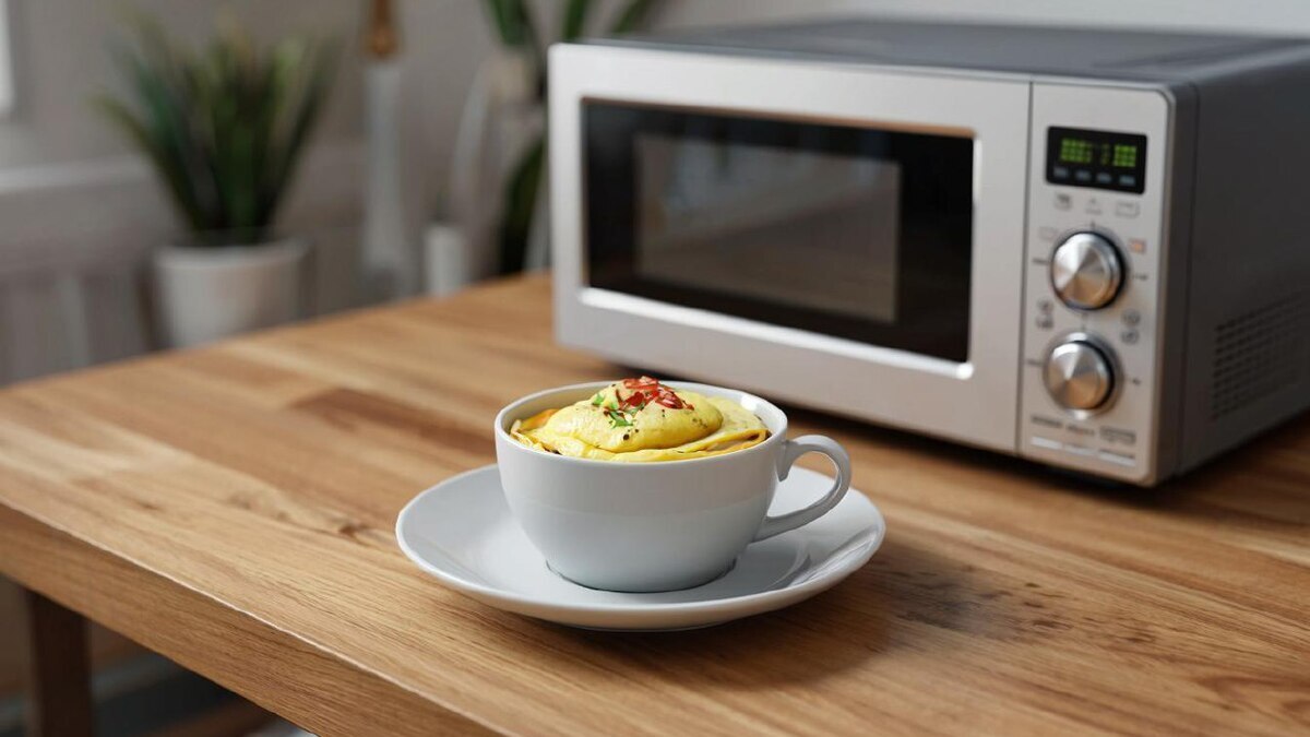 Можно сделать прямо в офисе: супербыстрый завтрак, для которого не нужна сковородка