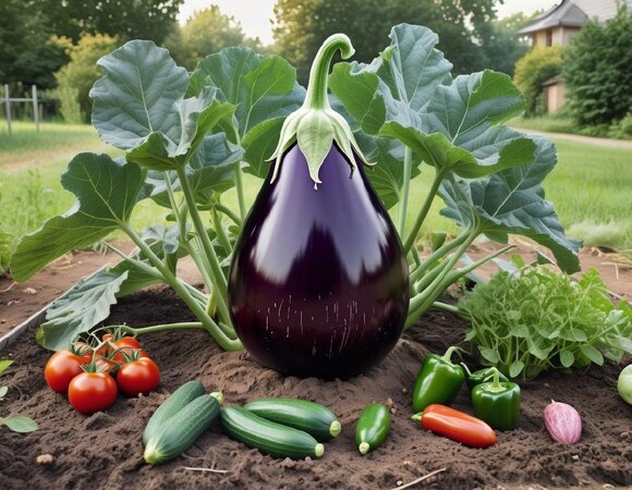 Американец вырастил гигантский баклажан: почему агрономы-любители во всем мире гоняются за рекордами