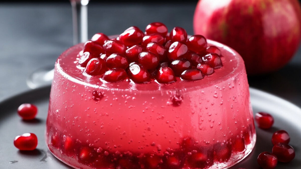 Готовим желе по-новогоднему: с игристым, клюквой и апельсином