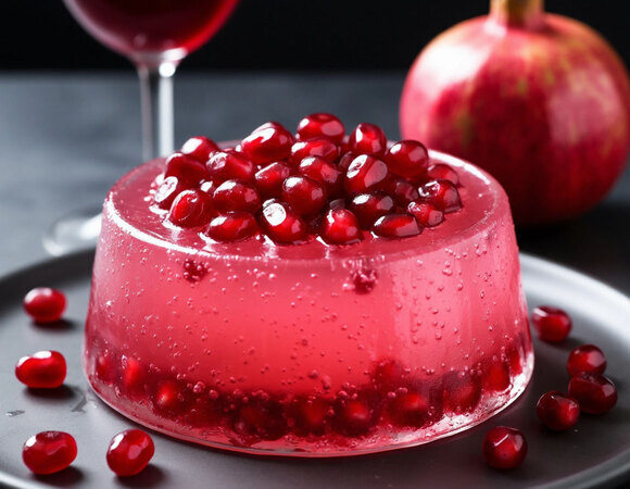 Готовим желе по-новогоднему: с игристым, клюквой и апельсином