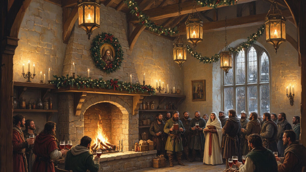 Как проходили средневековые "корпоративы": от ужина с угрями до пиршеств с кабаньими головами