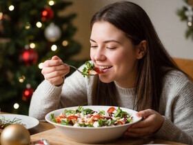 Сколько салатов можно съесть в новогоднюю ночь и после нее? Диетолог назвал единственную безопасную порцию